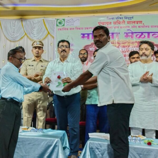 चिंदर ग्रामरोजगार सेवक दिगंबर जाधव मालवण तालुक्यात सलग चौथ्या वर्षी अव्वल..!