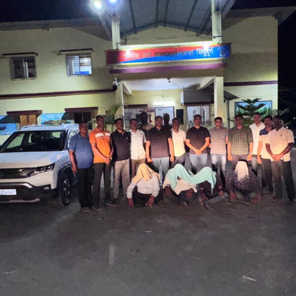 सिंधुदुर्गात बॅग लिफ्टिंग करणाऱ्या मध्यप्रदेश मधील चोरट्यांच्या एलसीबी ने आवळल्या मुसक्या