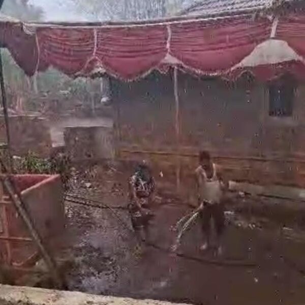 वैभववाडी तालुक्यात वादळी वाऱ्यासह अवकाळी पावसाचा तडाखा