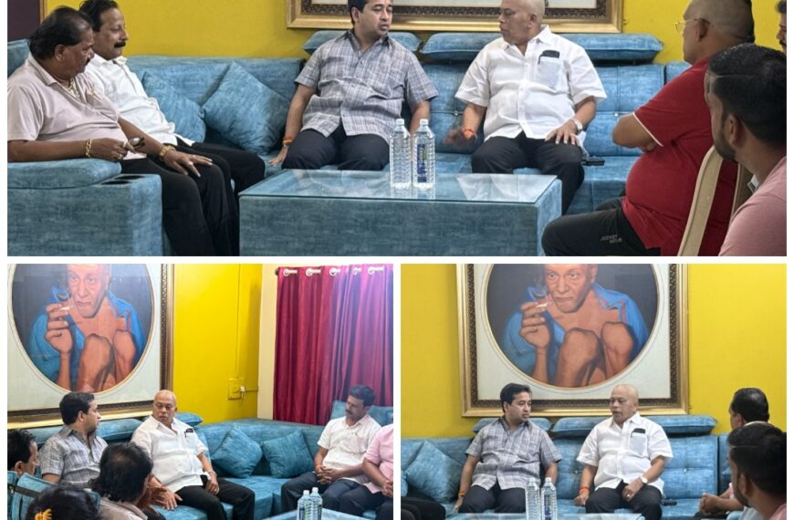 नाम. नितेश राणेंनी घेतली पारकर कुटुंबियांची भेट