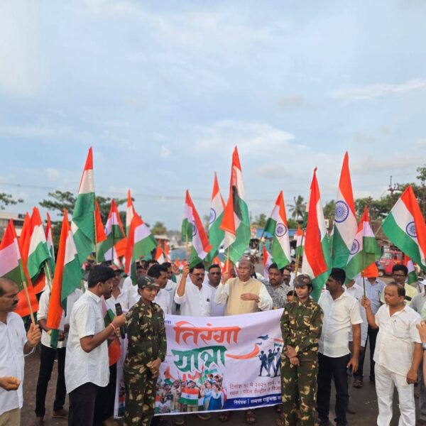 पडेल मध्ये तिरंगा रॅली; ऑपरेशन सिंदूर च्या पार्श्वभूमीवर केला जयघोष