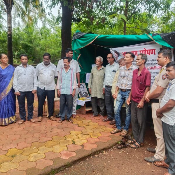 गटविकास अधिकारी जंगले यांच्या शिष्टाईने मांगवली येथील उपोषण मागे