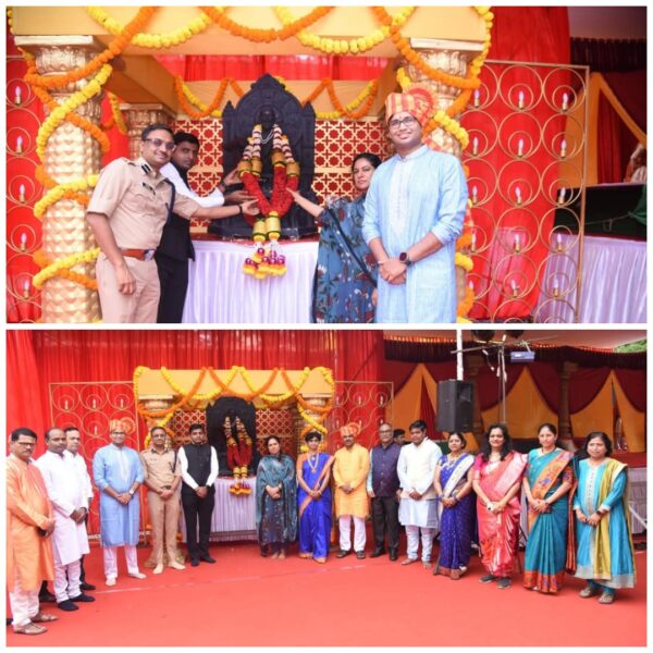 शिवराज्याभिषेक दिनी शिवशक राजदंड स्वराज्यगुढी उभारून शिवरायांना मानाचा मुजरा