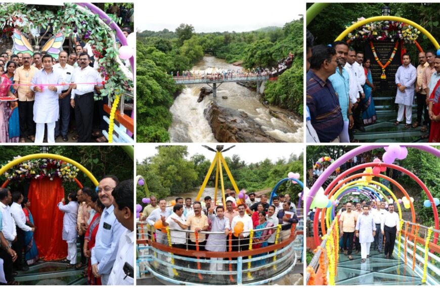 नापणे धबधबा आंतरराष्ट्रीय दर्जाचे पर्यटन स्थळ – पालकमंत्री नितेश राणे