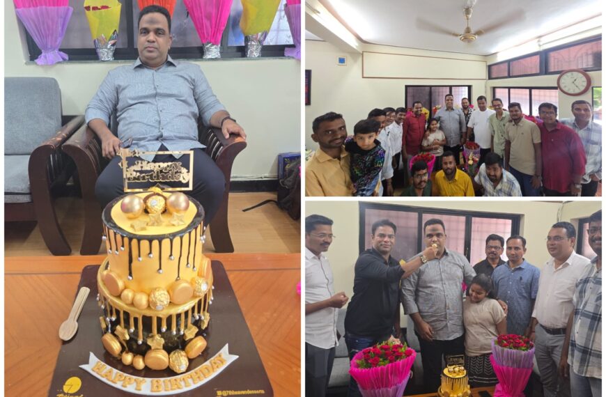 मुद्स्सरनझर शिरगावकर यांच्यावर वाढदिनी शुभेच्छांचा वर्षाव