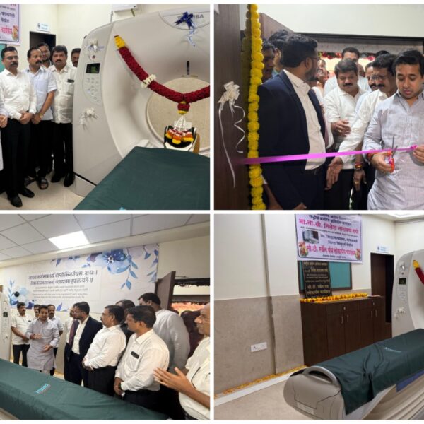 उपजिल्हा रुग्णालय येथील सिटीस्कॅन मशिनचा पालकमंत्री नितेश राणे यांच्या हस्ते शुभारंभ