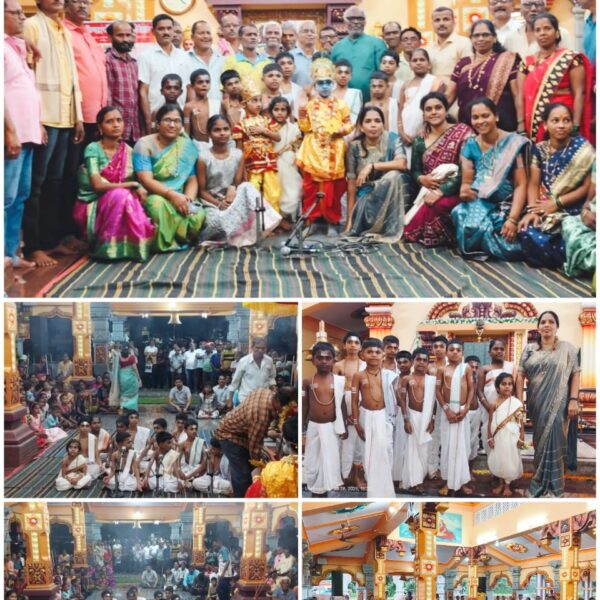 श्रीमद् भगवतीच्या श्लोकांनी निनादले त्रिंबक श्री रामेश्वर मंदिर….!