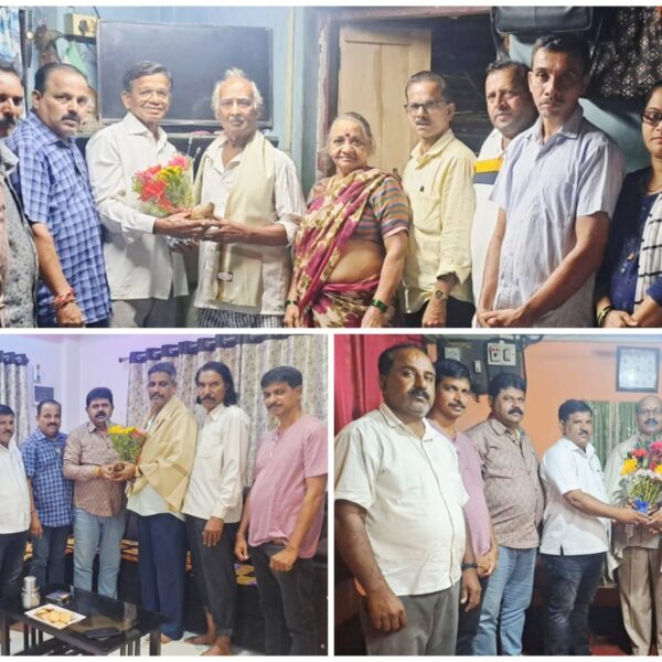 कारगिल विजय दिनाच्या निमीत्ताने वेंगुर्लेत भाजपच्या वतीने तीन माजी सैनिकांचा घरी जाऊन सत्कार