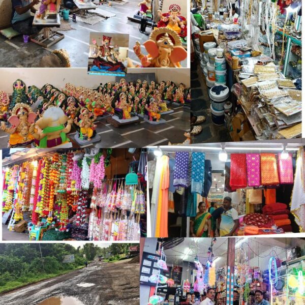 फोंडा बाजार गणेशचतुर्थीचा… भरला कोकणवासीयांच्या श्रद्धेचा!