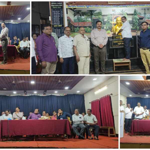 खारेपाटण जुनिअर कॉलेज मधील +2 स्तर व्यवसाय अभ्यासक्रमाचे ज्येष्ठ शिक्षक महेंद्र चिंगळे यांचा सेवानिवृत्ती सदिच्छा कार्यक्रम संपन्न