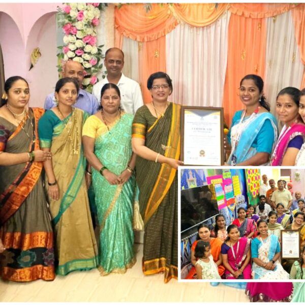 सम्मेद प्री-स्कूलचा शाळा गुणवत्ता मानांकन प्रमाणपत्र प्रदान सोहळा उत्साहात साजरा