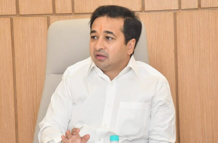 पालकमंत्री नितेश राणे शनिवार ९ मे रोजी सिंधुदुर्ग जिल्हा दौऱ्यावर