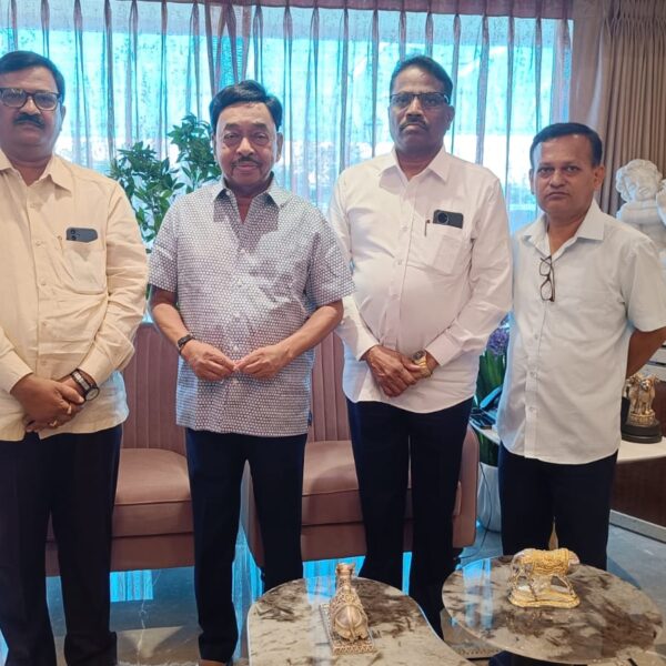 खा. नारायण राणे यांची सतीश सावंत यांनी घेतली भेट