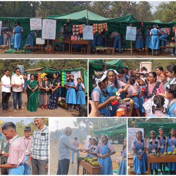 आयडियल इंग्लिश स्कूलमध्ये वन डे मार्केट उपक्रम मोठ्या उत्साहात संपन्न