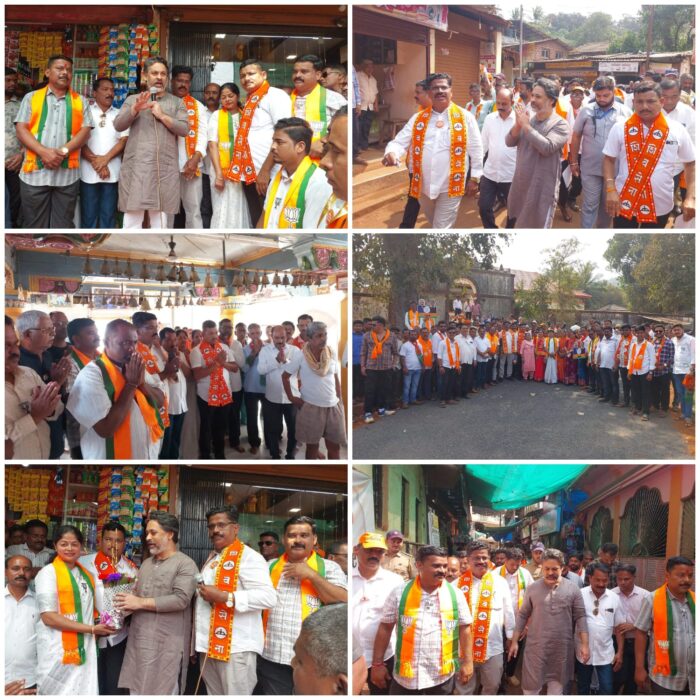 महायुतीचे उमेदवार गुरुप्रसाद शिंदे यांच्या प्रचारासाठी खारेपाटण येथे आमदार नीलेश&hellip;