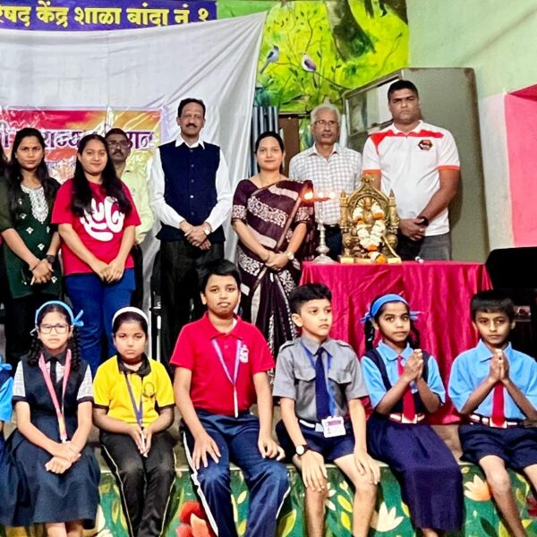 जि. प. केंद्रशाळा बांदा नं 1 येथील जिल्हास्तरीय वक्तृत्व स्पर्धेला उत्स्फूर्त प्रतिसाद