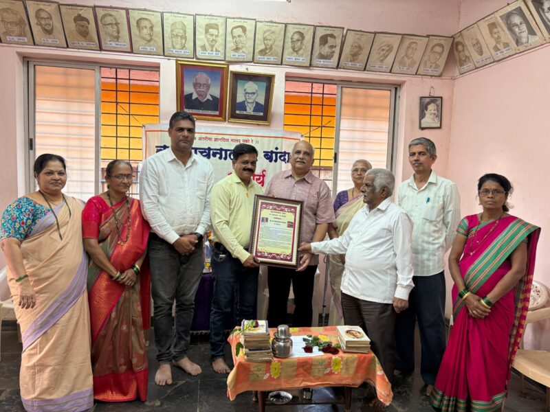 अ‍ॅड. देवदत्त परुळेकर यांना ‘कै. प्र. श्री. नेरुरकर स्मृती साहित्य&hellip;