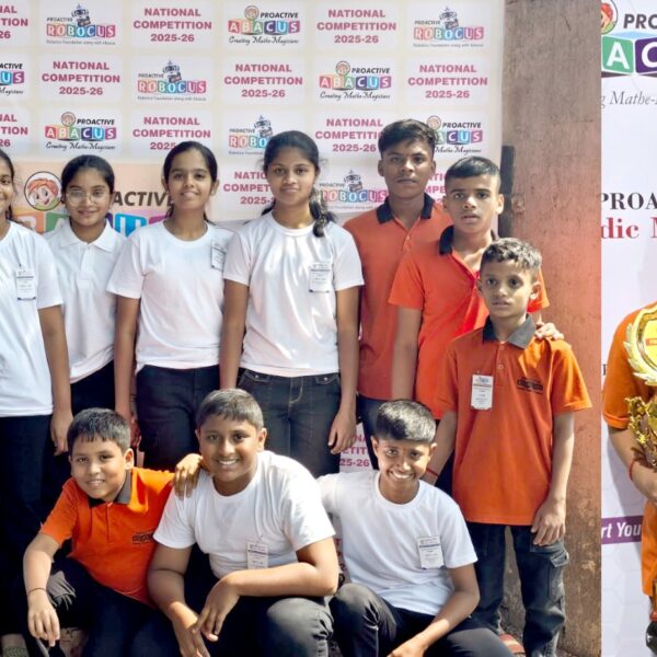 एन्टिटी प्रोऍक्टिव्ह अबॅकस क्लास, कणकवलीचे राष्ट्रीय स्पर्धेत दैदिप्यमान यश…!