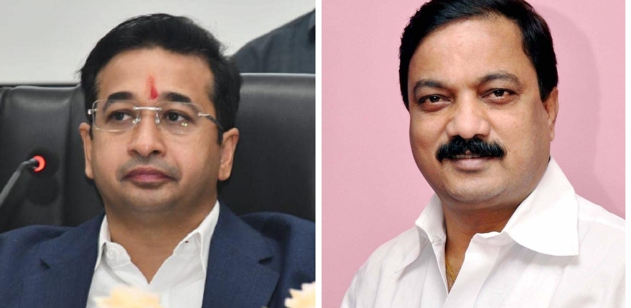 नितेश राणे…. हिंमत असेल तर अदृश्य शक्तीचे नाव घ्या