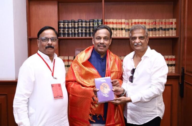 विनोद तावडे यांच्या राज्यसभा उमेदवारीनिमित्त प्रमोद जठार यांची सदिच्छा भेट