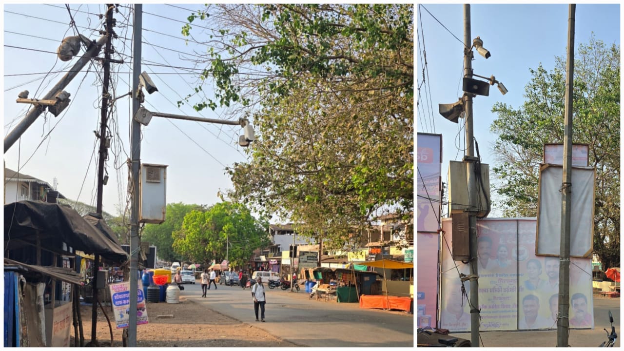 वैभववाडी शहरातल्या सीसीटिव्ही यंत्रणेकडे प्रशासनाचा कानाडोळा