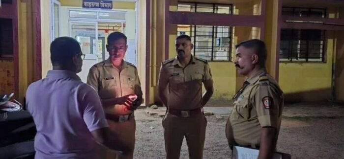 किरकोळ वादातून पतिपत्नी ला दांड्याने मारहाण