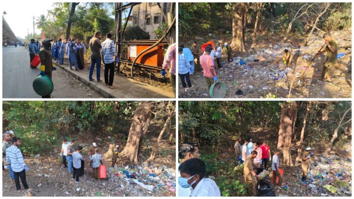 वॉर्ड क्रमांक १३, बिजलीनगर येथे स्वच्छता मोहिम उपक्रम