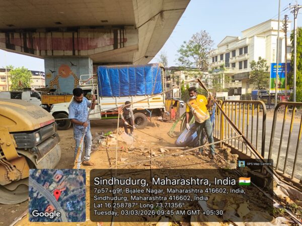 कणकवली नगरपंचायत कडून सखोल स्वच्छता (Deep Cleaning) अभियान…..