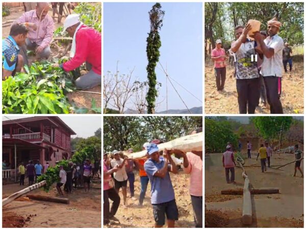 वैभववाडीत होळी उत्सवाची धूम; ग्रामदैवतांच्या पालख्या मांडावर विराजमान..