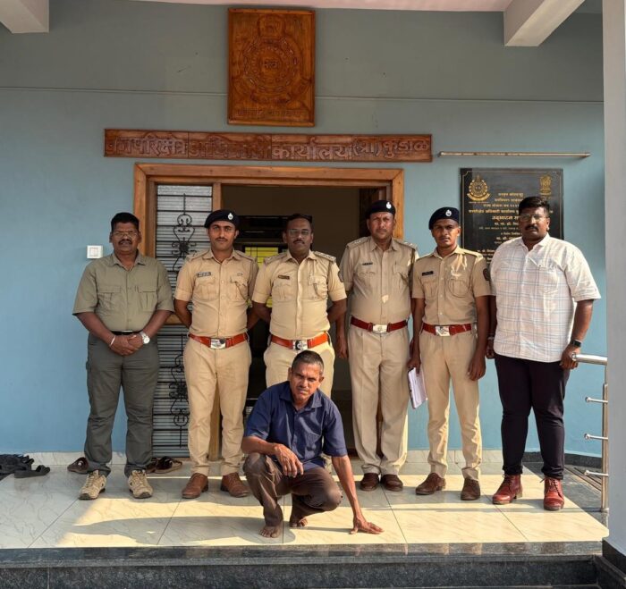 नेरूर शासकीय जंगलात ‘सप्तरंगी’ची अवैध तोड; ९६१ किलो मुद्देमालासह एक&hellip;