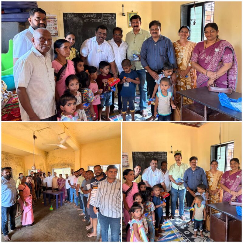 बांदा परिसरातील अंगणवाड्यांची भाजपकडून पाहणी