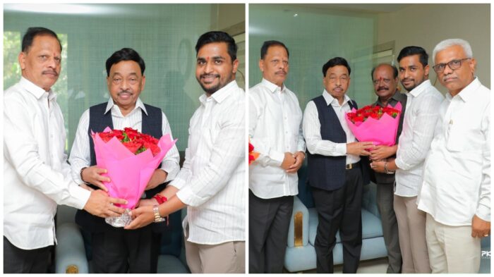 खासदार नारायण राणेंची जिल्हा बँक संचालक दिलीप रावराणे ,पं स&hellip;