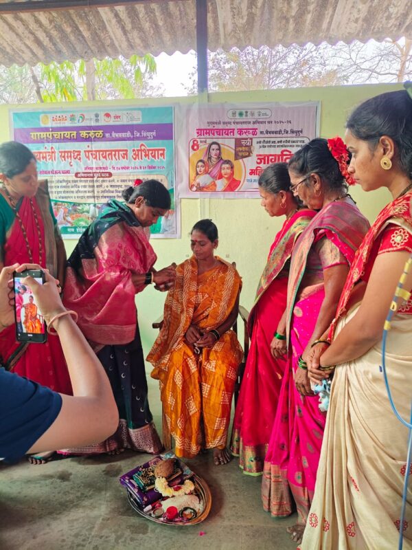 जागतील महिला दिनी ग्रामपंचायत करुळचा आदर्श उपक्रम