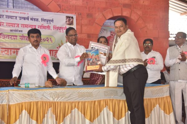 उंबर्डे कुंभारवाडीचे सुपुत्र संदेश तुळसणकर ‘युवा समाज गौरव पुरस्काराने’ सन्मानित