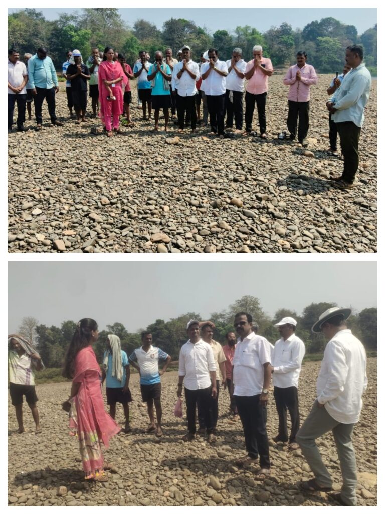 आशिये हद्दीतील नदीतील गाळ काढल्याने पुराची समस्या मार्गी लागेल – महेश गुरव