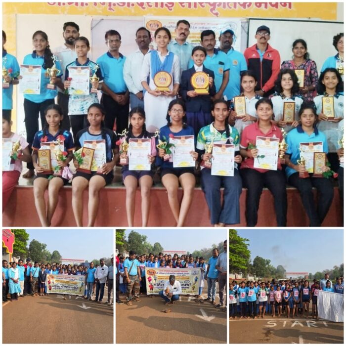 महिला मॅरेथॉन स्पर्धेत वामनराव महाडिक माध्यमिक विद्यालयाच्या विद्यार्थिनींचे निर्विवाद वर्चस्व