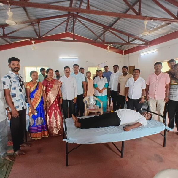 धामापूर येथे रक्तदान शिबिरास उत्स्फूर्त प्रतिसाद