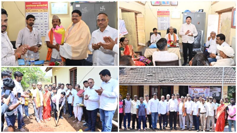 शिवसेना उपनेते संजय आग्रे यांच्या हस्ते भरणी ग्रामपंचायत इमारतीचे भूमिपूजन;&hellip;