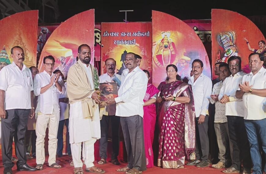 गुढीपाडव्याच्या मुहूर्तावर जेष्ठ पत्रकार सीताराम गावडे यांचा सन्मान!