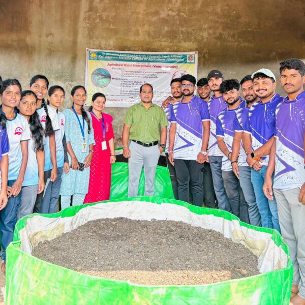 फोंडा कृषी कॉलेज येथे गांडूळ खत प्रकल्प यशस्वी राबविण्यात आला