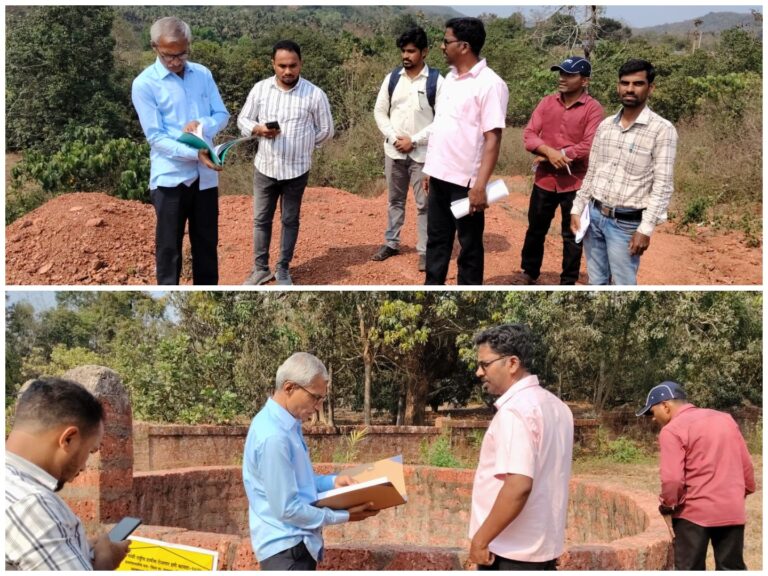 चिंदर येथील रोजगार हमी कामांची उपजिल्हाधिकारी नितीन राऊत यांनी केली पाहणी