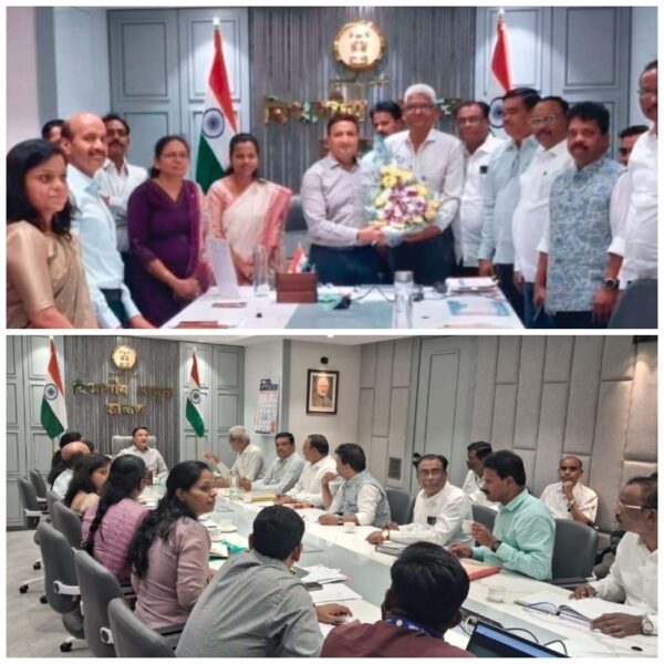 काष्ट्राईब कर्मचारी महासंघाची कोकण आयुक्त विजय सूर्यवंशी यांच्या दालणात मागासवर्गीय कर्मचारी प्रश्नांवर सहविचार सभा संपन्न