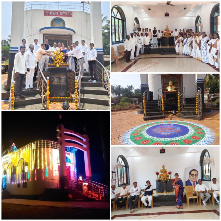 खारेपाटण पंचशील नगर येथे डॉ.बाबासाहेब आंबेडकर जयंती उस्ताहात साजरी
