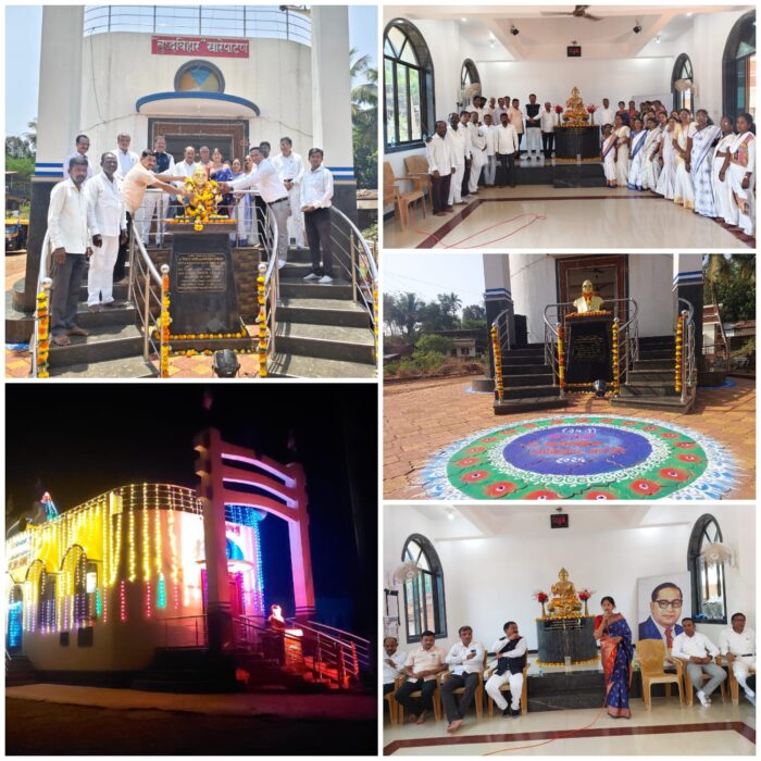 खारेपाटण पंचशील नगर येथे डॉ.बाबासाहेब आंबेडकर जयंती उस्ताहात साजरी