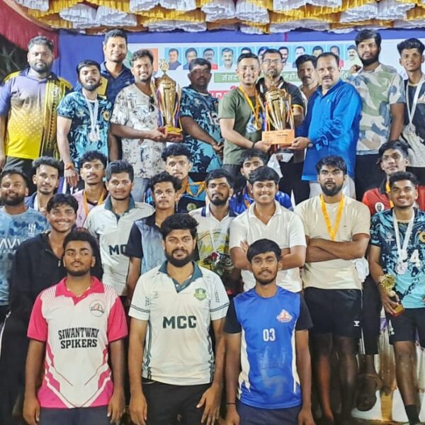 कोकण समृद्धी महोत्सवाच्या व्हॉलीबॉल स्पर्धेत मुरगुड कोल्हापूरचा डंका!