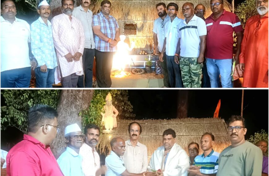 कसाल येथे संत गोरोबा काका पुण्यतिथी सोहळ्यास मा. आ. वैभव नाईक यांची उपस्थिती