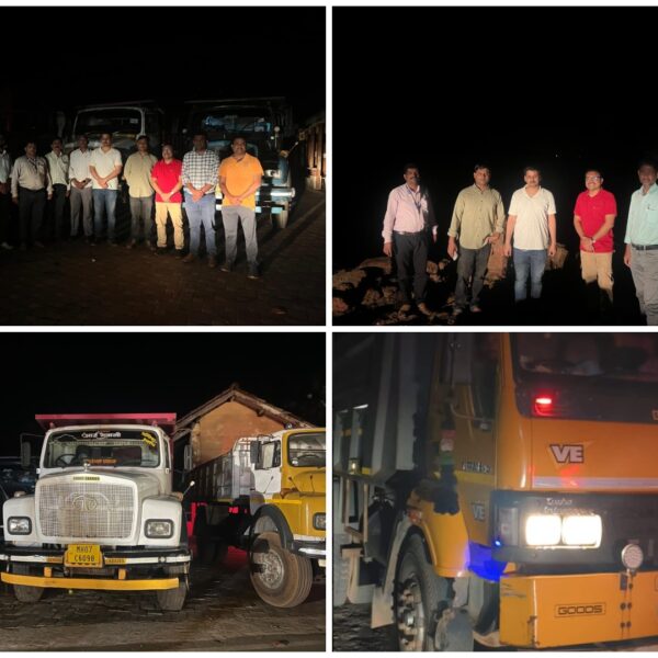 वाळू माफियांवर जिल्हा प्रशासनाचा सर्जिकल स्ट्राईक