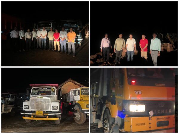 वाळू माफियांवर जिल्हा प्रशासनाचा सर्जिकल स्ट्राईक