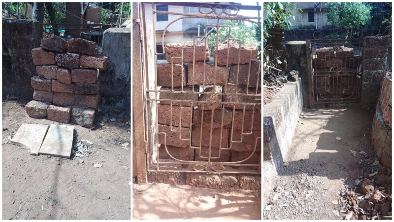 हिंदळे येथे सेवानिवृत्त वृद्ध शिक्षिकेच्या घराचा मार्ग रोखला; प्रशासनाने न्याय&hellip;