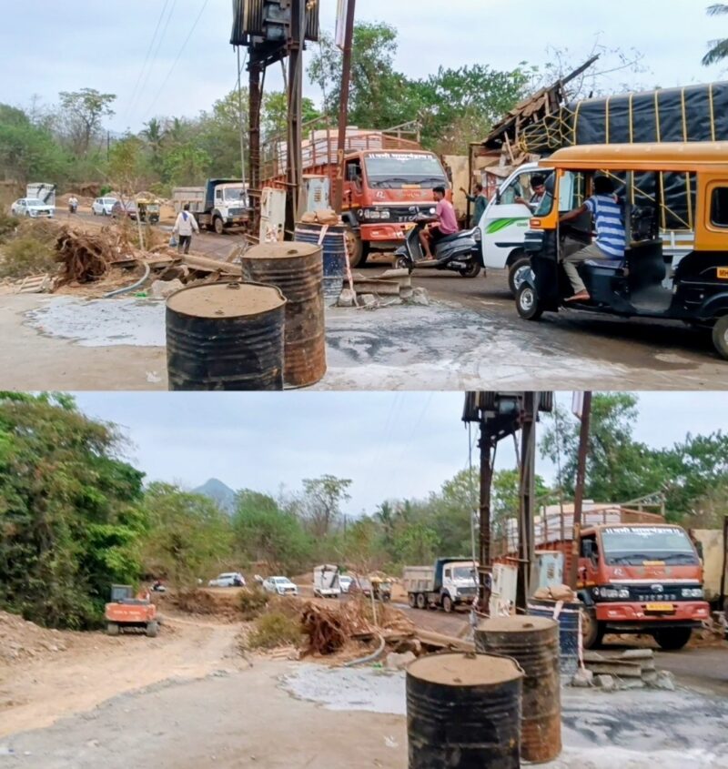 सोमवार पर्यंत फोंडाघाट नदीतून जड वाहतूक बंद न झाल्यास, स्वतः&hellip;